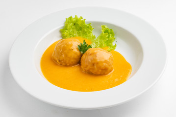 Fototapeta premium meatballs in the sauce