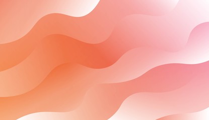Wave Modern Background. For Business Presentation Wallpaper, Flyer, Cover. Vector Illustration with Color Gradient.