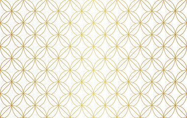 Seamless Geometric Art Deco Pattern. Abstract vector floral background.