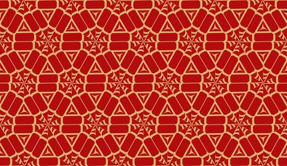 Pattern with abstract illusion triangles. Vector Seamless illustration. For your business, presentation, fashion print.