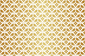 Elegant Floral Vector Seamless Pattern. Decorative Flower Illustration. Abstract Art Deco Background.