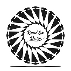 Simple round logo design