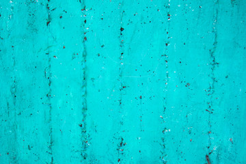 background texture old blue concrete wall falling apart