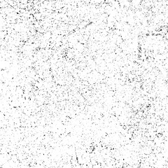Grunge background black and white. Vector city texture dark. Abstract pattern of cracks, dust, dirt. Old worn surface of destruction. Corrosion covered wall.