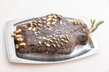 Chocolate Easter Dove homemade