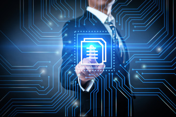 Document Management Data System Business Internet Technology Concept