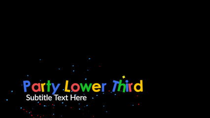 Party Lower Third