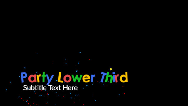 Party Lower Third