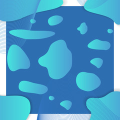 Fototapeta na wymiar Abstract fluid color pattern of blue color liquid gradient background with modern geometric dynamic motion style Suitable For Wallpaper, Banner, Background, Card, Book Illustration, landing page, line
