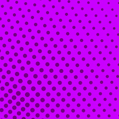 Pop Art Halftone Dots Violet Background