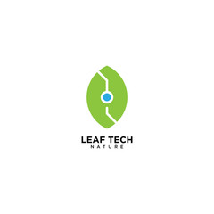 Green Leaf Technology Logo Design