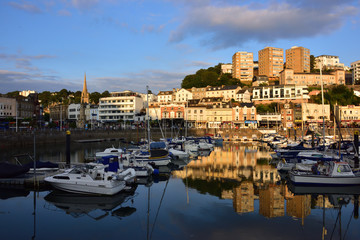 Evening View Across Torquay Harbour