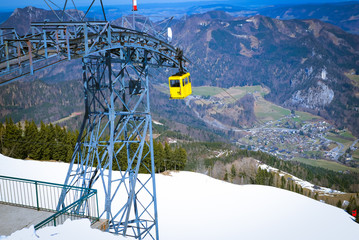 Beautiful view of  Sankt Gilgen, Wolfgangsee And Zwolferhorn Mountain Cable Car, Salzkammergut, Austria