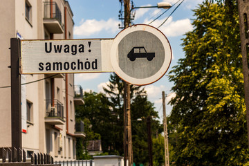 public footpath sign
