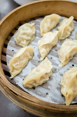 Taiwanese famous snacks of steamed dumplings