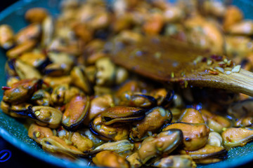 fried mussels