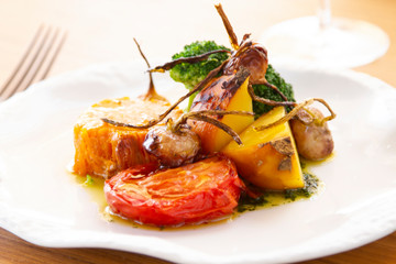 Roasted mediterranean vegetables 