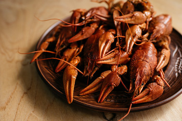 boiled crayfish