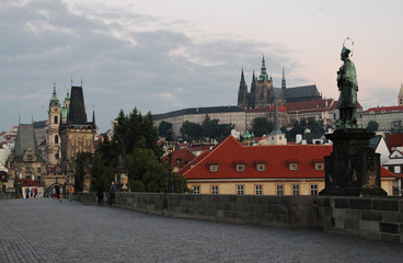 Obraz premium view of castle in prague