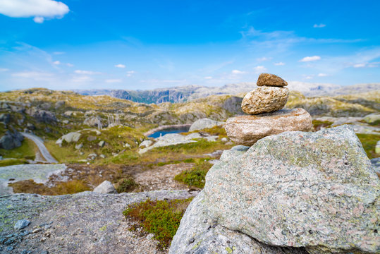 Rough Norwegian landscape