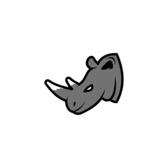 Rhino Logo Design Vector