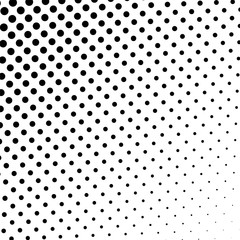 Black and white halftone pattern. Modern texture. Geometric background. Vector illustration