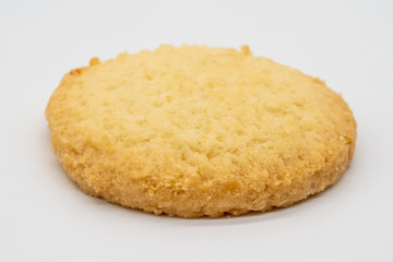 Homemade cookie isolated on white