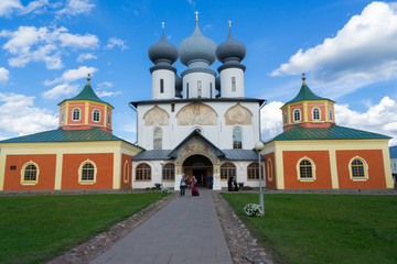 The Tikhvin Monastery of the Dormition of the Mother of God. Russia.