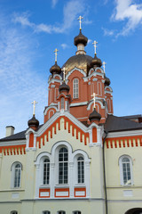 Fototapeta na wymiar The Tikhvin Monastery of the Dormition of the Mother of God. Russia.