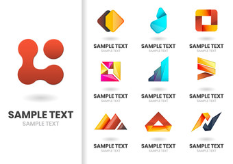 Modern Shape Vector for banner