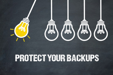 Fototapeta premium Protect your Backups