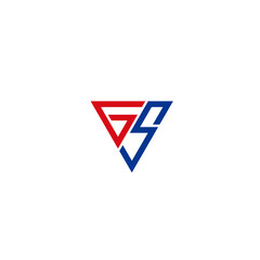 Modern Creative Letter GS logotype