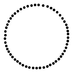 Wreath, circle frame. Decoration for greeting card, scrapbooking and design. Illustration isolated on white background.