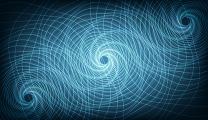 Fototapeta na wymiar Blue Abstract Spiral Background,Signal and Circle Concept design,Vector illustration.