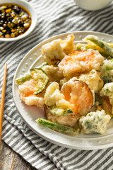 Homemade Japanese Vegetable Tempura