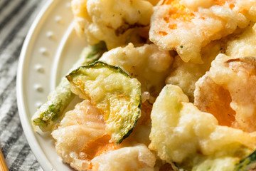 Homemade Japanese Vegetable Tempura