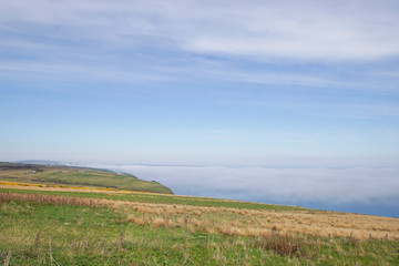 Blick über die Scottish Highlands bei Berriedale