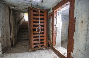 abandoned bomb shelter