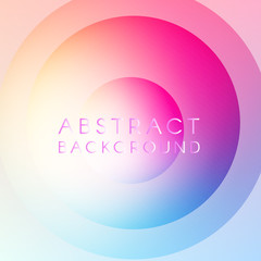 Futuristic colorful liquid colors overlapping circles. Astract creative geometric background, wallpaper. Trendy gradient shapes composition