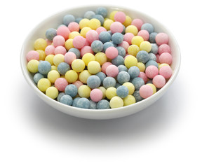 colored tapioca pearls