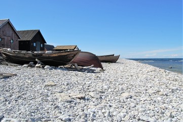 beautiful fishing village on Fårö, Gotland