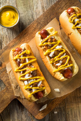 Homemade Detroit Style Chili Dog