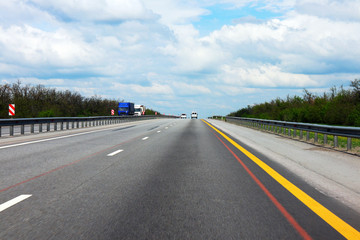 highway going into the distance