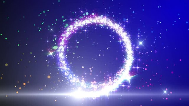 Opening Glitter Sparkling Particles intro