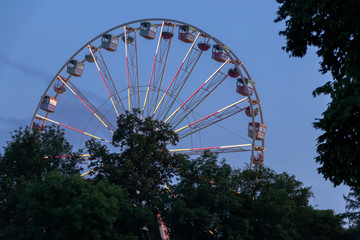 Fototapeta premium Schützenfest in Biberach mit großem Festplatz