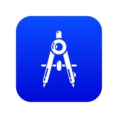 Compasses school icon. Simple illustration of compasses school vector icon for web