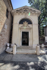 Fototapeta na wymiar The tomb of Dante Alighieri - Ravenna - Italy