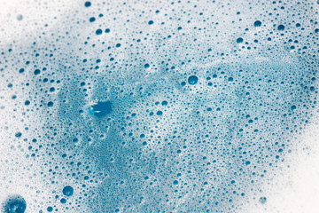 soap foam an bubbles on water background