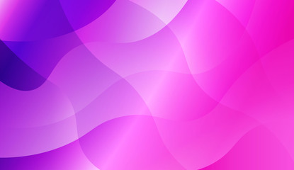 Futuristic Blue Purple Color Design Geometric Wave Shape. For Elegant Pattern Cover Book. Vector Illustration with Color Gradient.