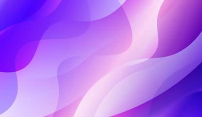 Blurred Decorative Design In Abstract Style With Wave, Curve Lines. For Creative Templates, Cards, Color Covers Set. Vector Illustration with Color Gradient.